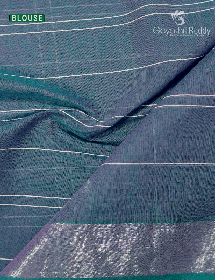 Pure Kanchi Cotton Saree in Grey