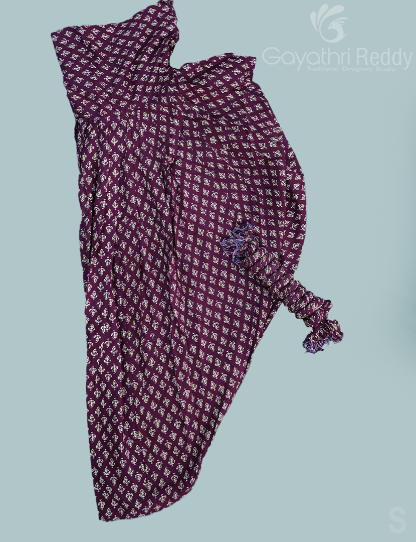 COTTON PRINTED CHUNNI AND BOTTOM-CPCB8