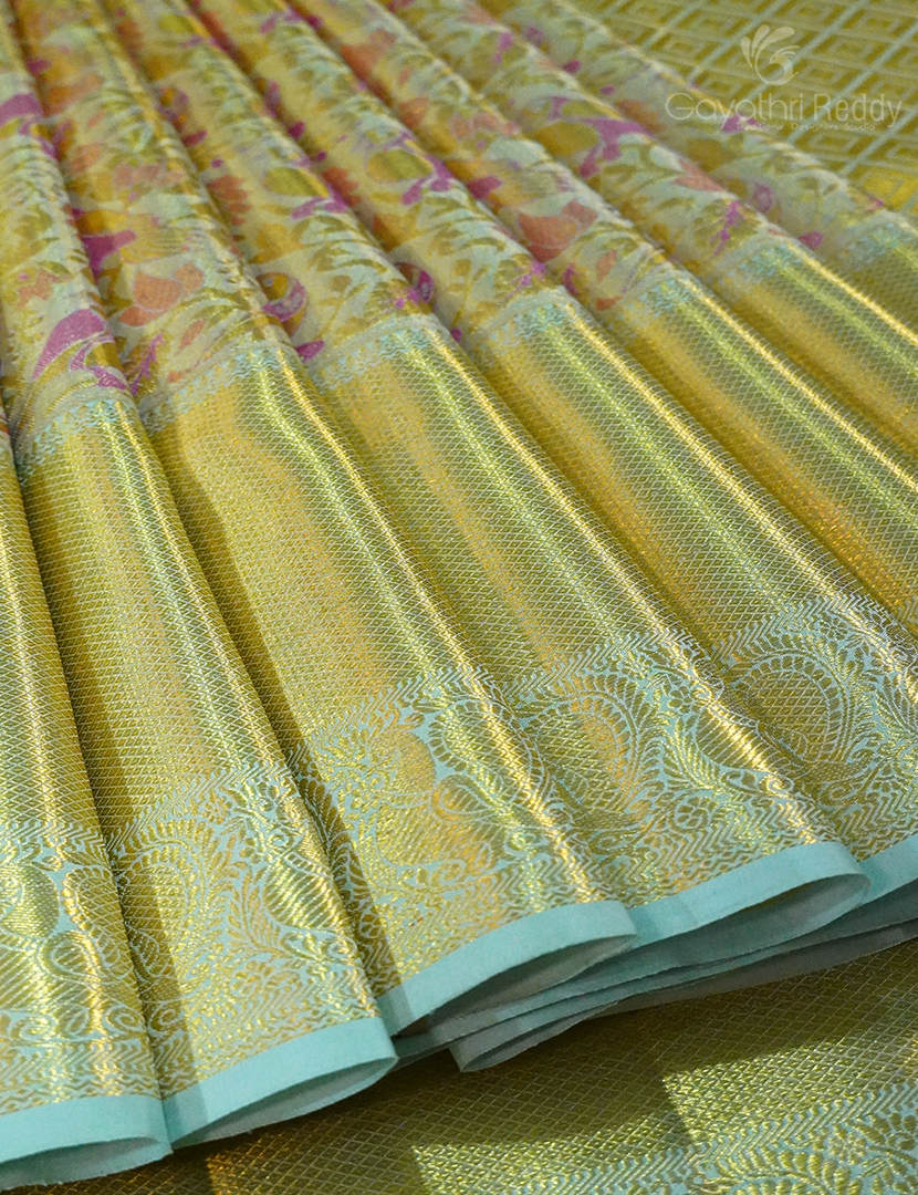 PURE KANCHI PATTU TISSUE-KP7480