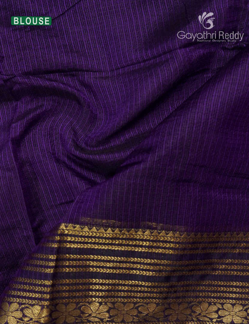 Pure Silk Kota Saree in Violet