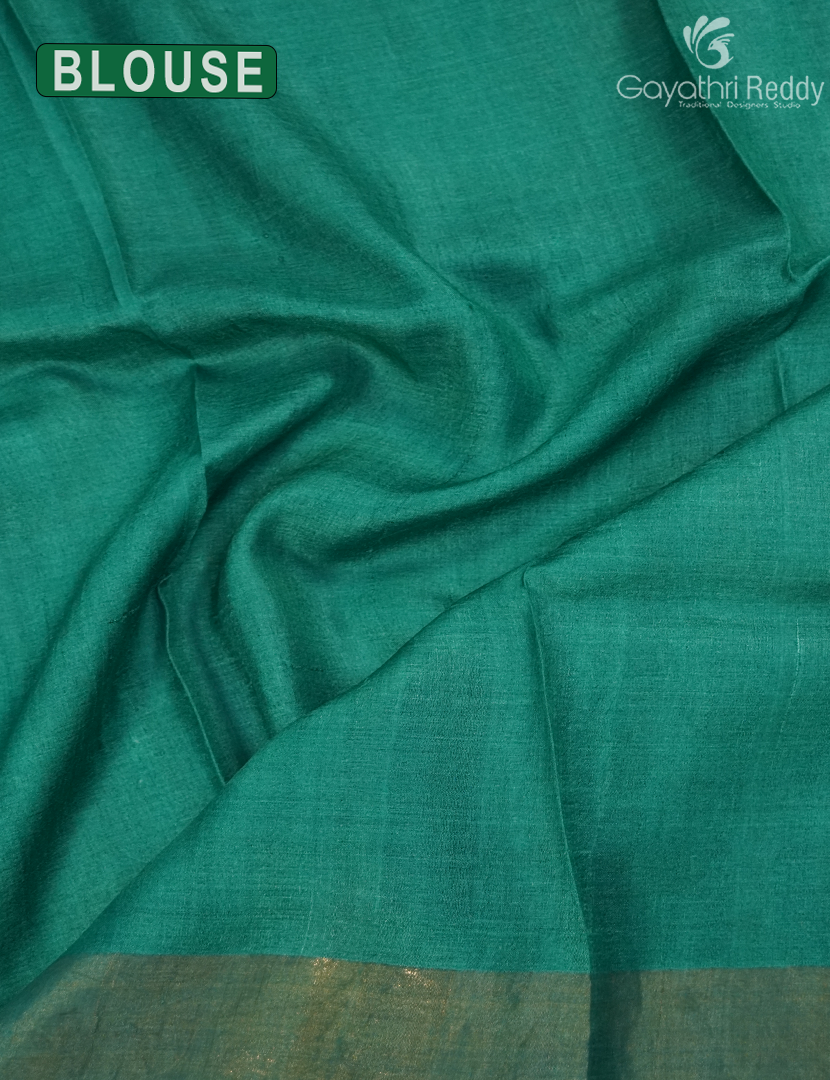PURE DESI TUSSAR SILK SAREE-TS1569