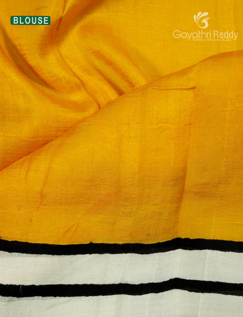 Pure Silk Saree in Cream