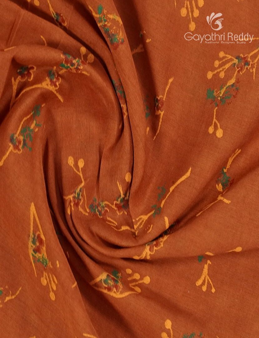 Pure Mul Mul Cotton Saree in Deep Mustard and Turmeric