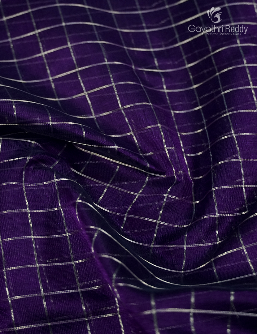 Pure Arani Sico Saree in Deep Violet