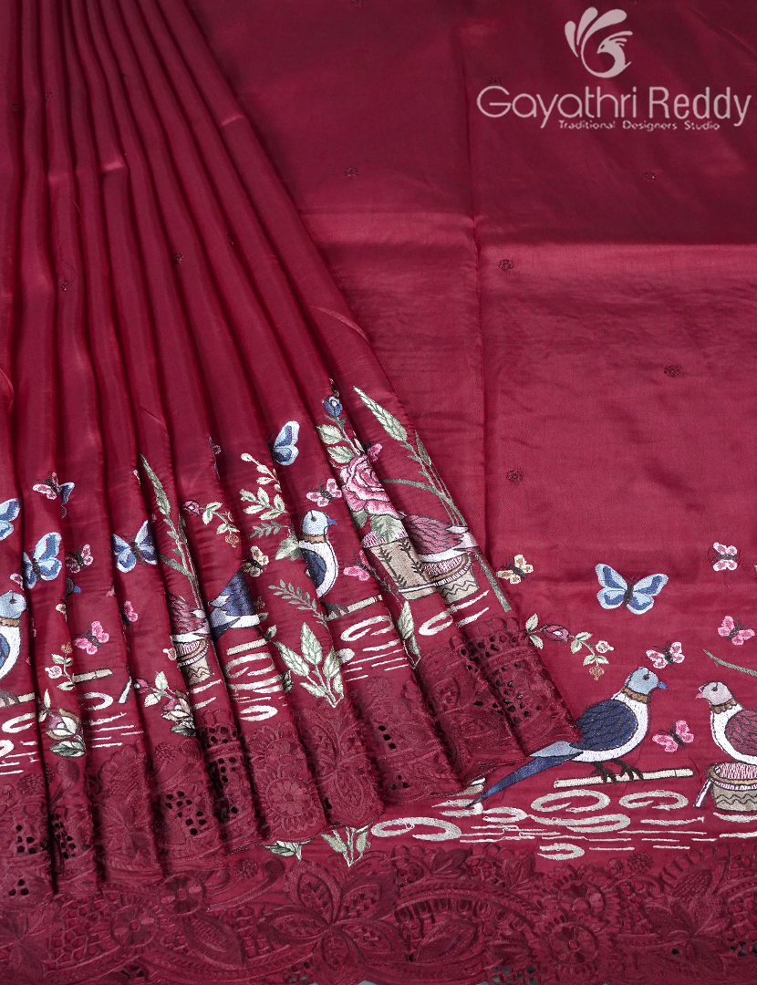 SEMI DUPION SILK SAREE-SDS123