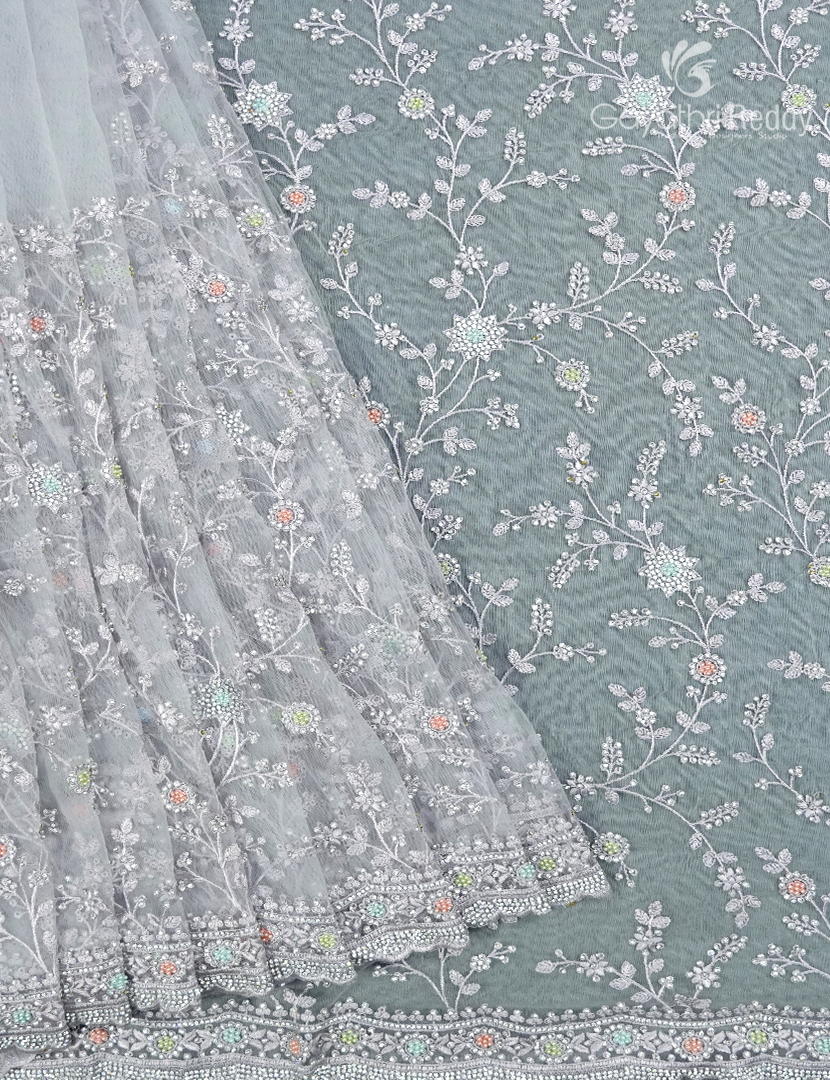 NETTED FANCY SAREE-NF57