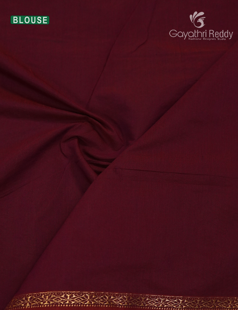 Sico Saree in Parrot Green and Maroon