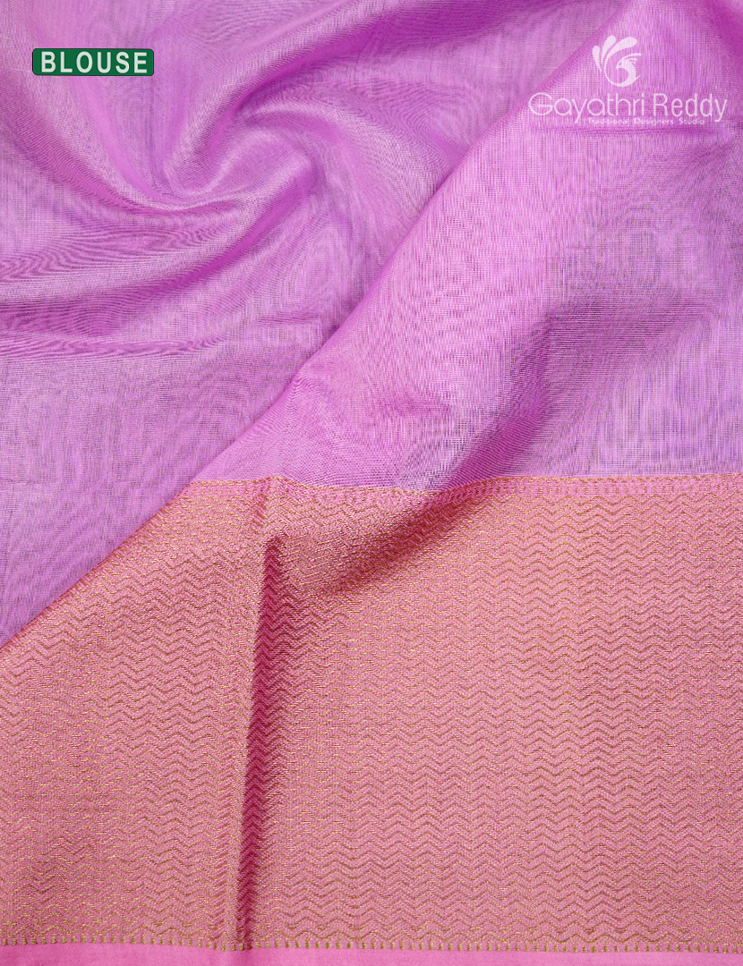 Pure Chanderi Sico Saree in Mango Yellow