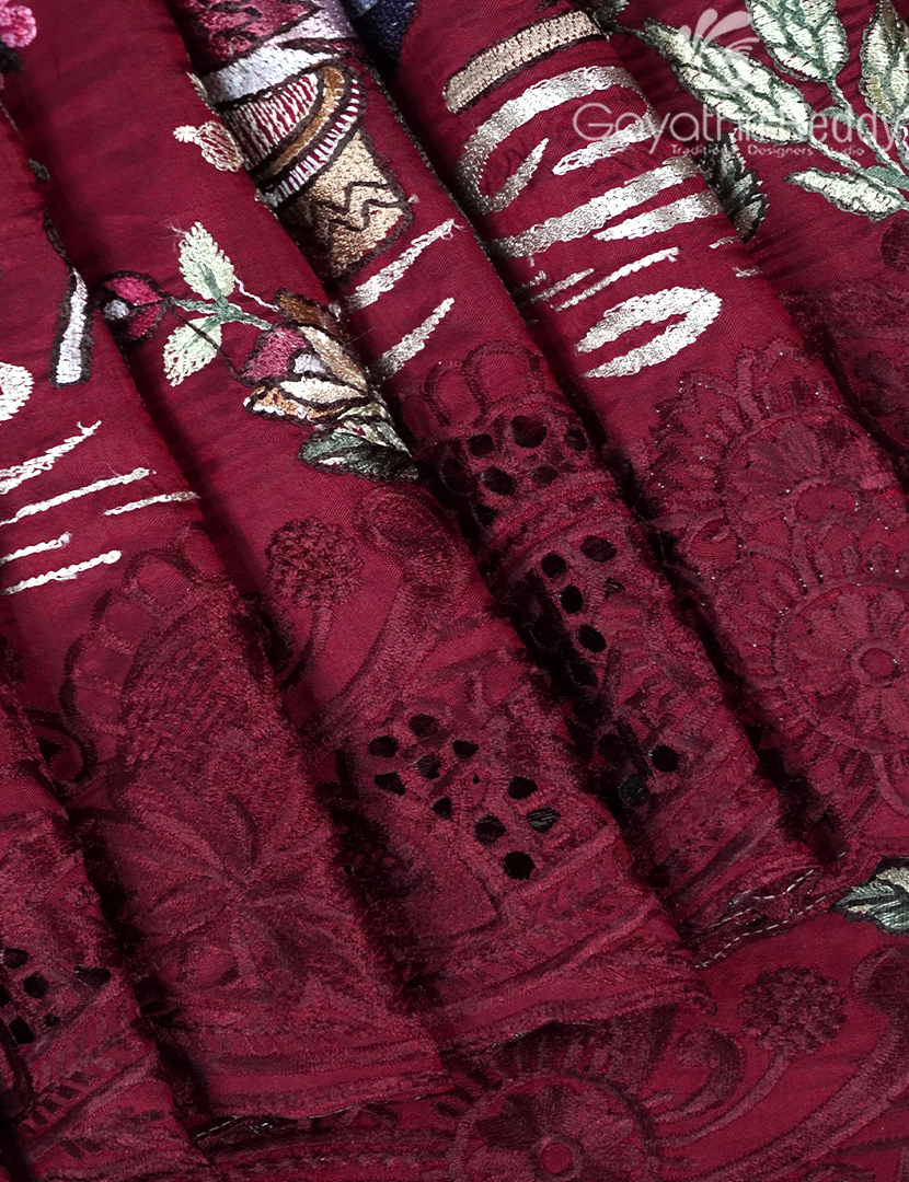 SEMI DUPION SILK SAREE-SDS123