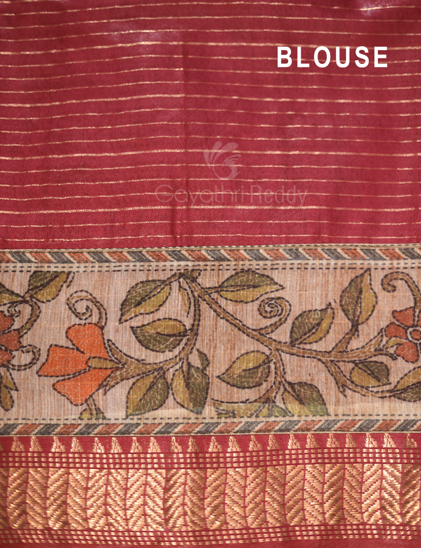 MUNGA COTTON  KALAMKARI -MNC166