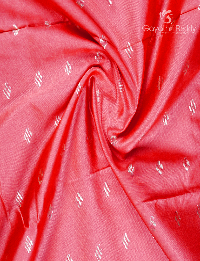 Semi Banaras Katan Silk Saree in Peach and Green