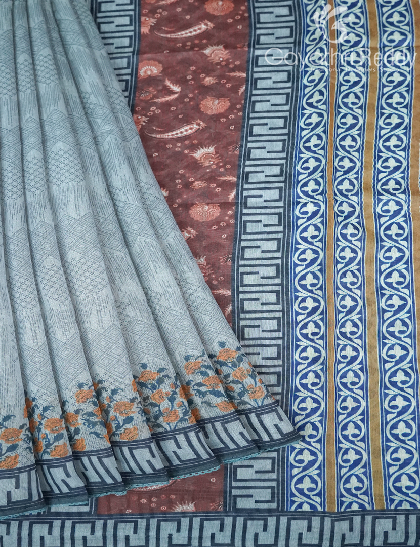 CHANDERI SILK SAREE-CPS1093