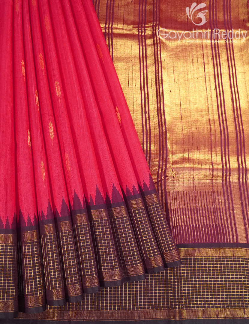 PURE KHADI PATTU SAREE-KHP1372