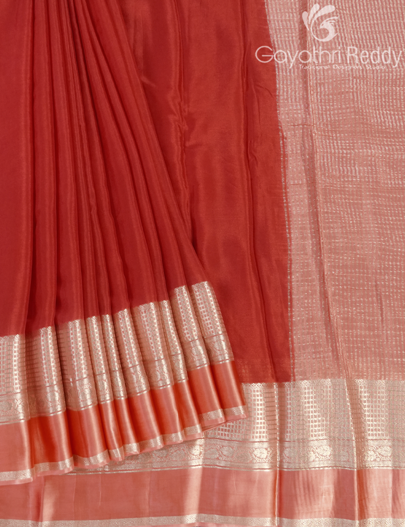 CRAPE SILK SAREE-PSC71