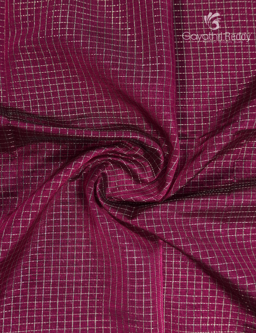 Pure Mangalagiri Langa Voni Set in Green and Wine
