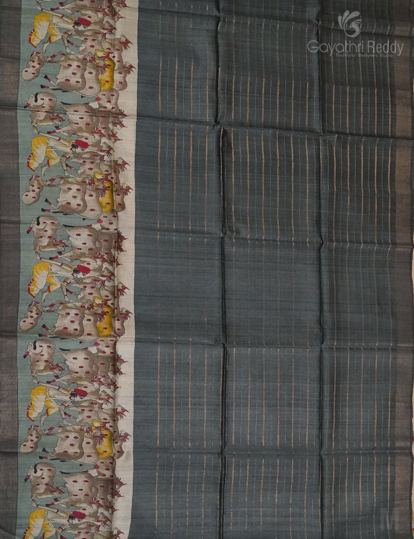 PURE DESI TUSSAR SILK-TS1190
