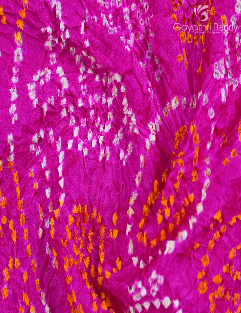 PURE GAJJI SILK BANDHANI-PGB16