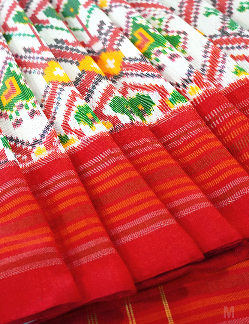 PURE TWILL IKKAT PATTU-IP727