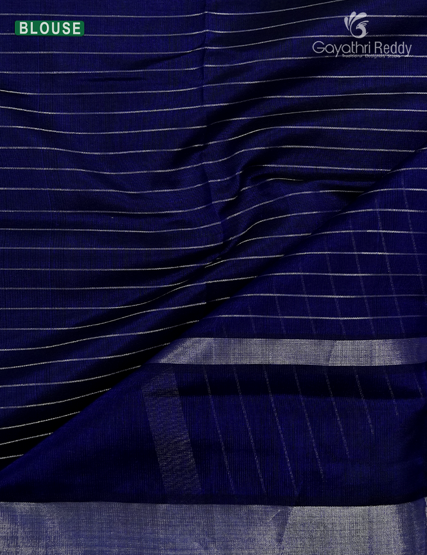 Pure Arani Sico Saree in Navy Blue