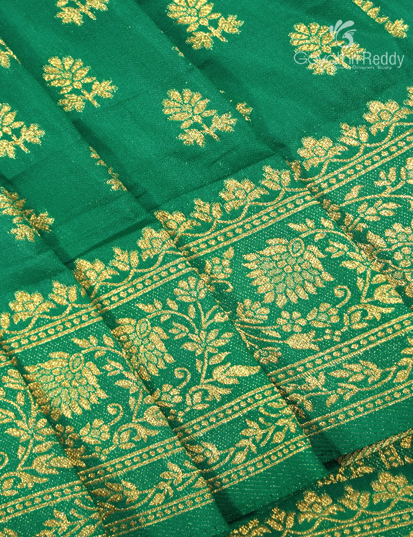 Banaras Georgette Saree in Sea Foam Green