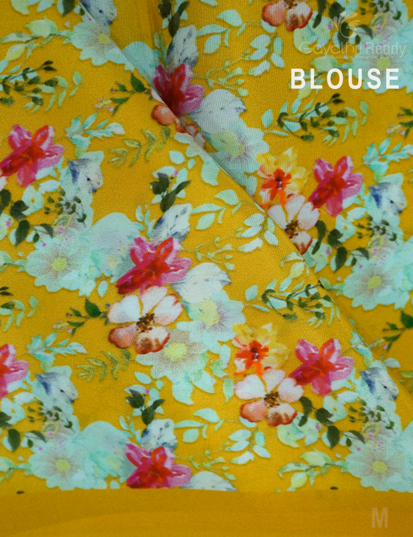 CRAPE PRINTED SAREE-PCP2