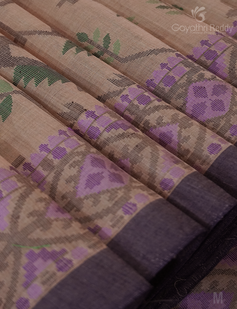 JAMDANI COTTON(WITHOUT BLOUSE)-JMC434