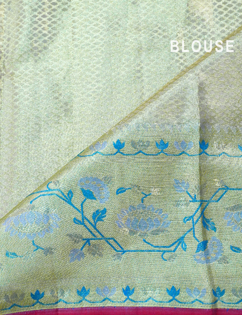 PURE KANCHI PATTU MEENAKARI SAREE-KP7489