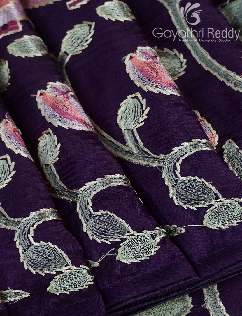 SEMI DUPION SILK WORK-SDSW2