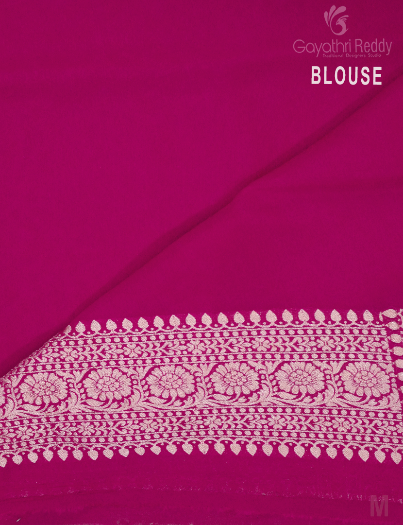 PURE BANARAS GEORGETTE KADDI-BG619