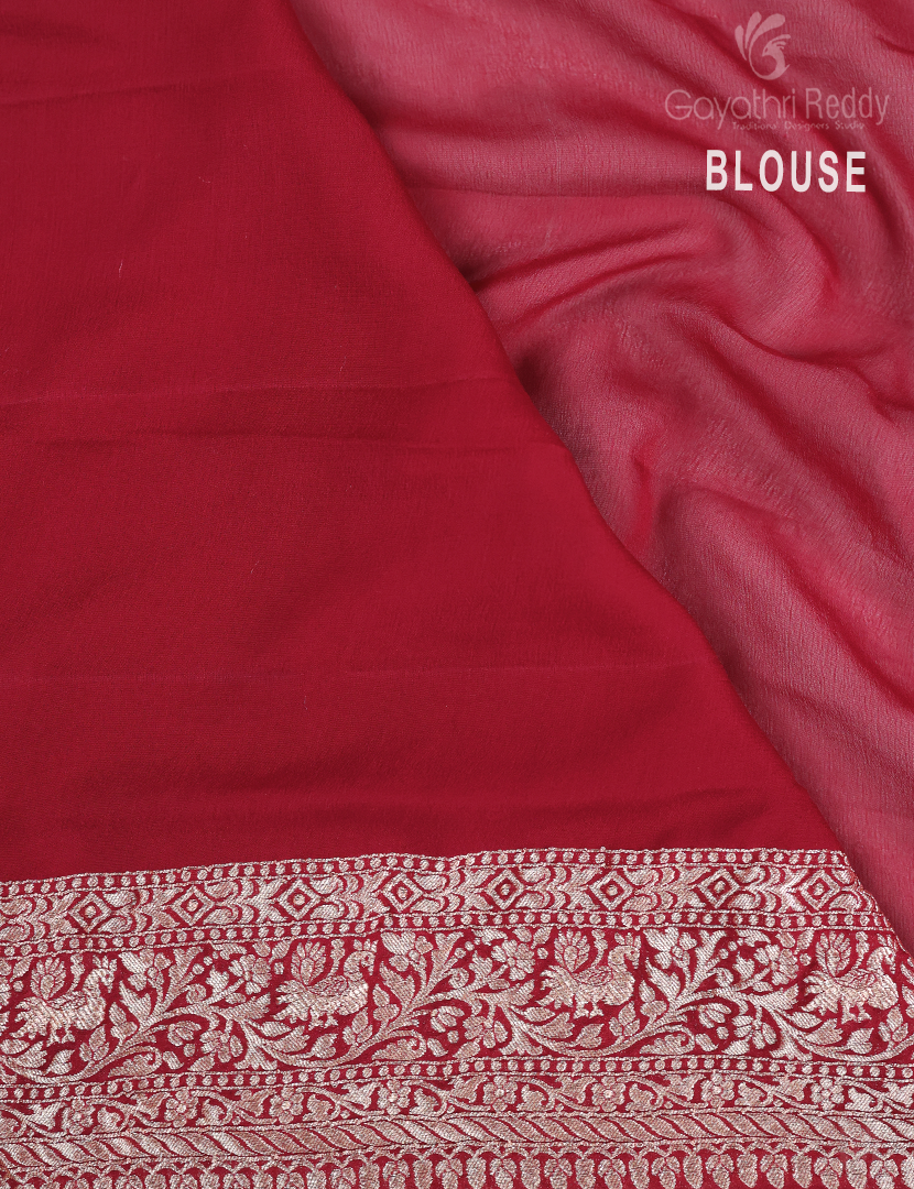 PURE BANARAS GEORGETTE KADDI-BG641