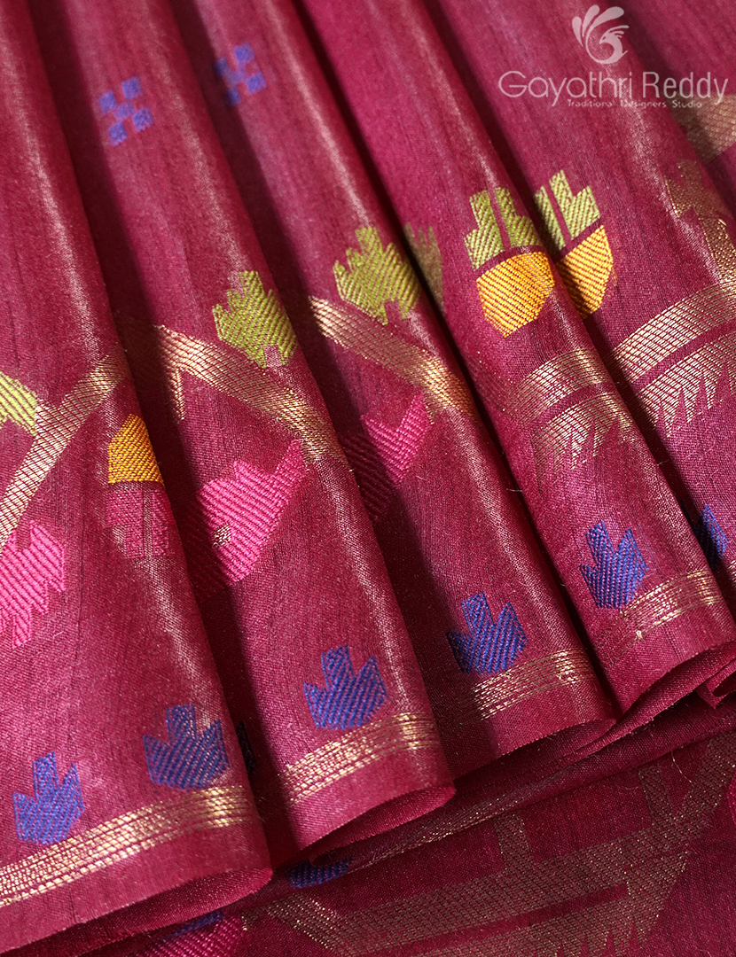 PURE DESI TUSSAR SAREE-TS1545
