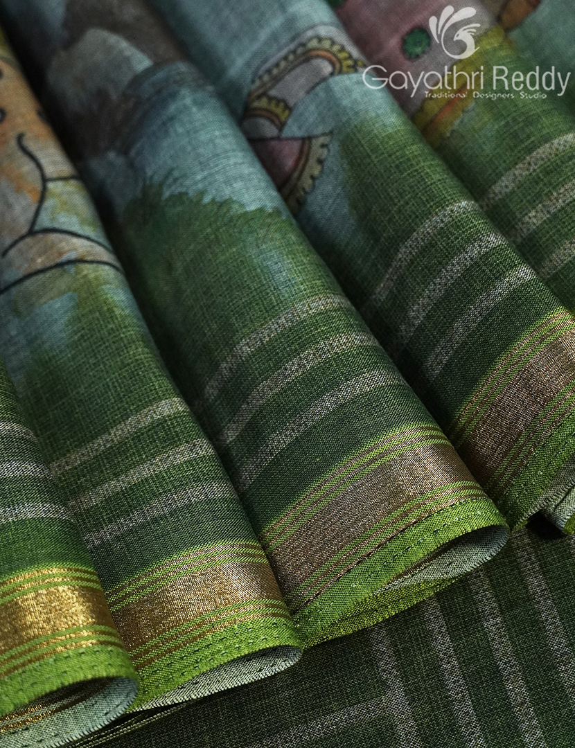 CHANDERI PRINTED SAREE-CHS253