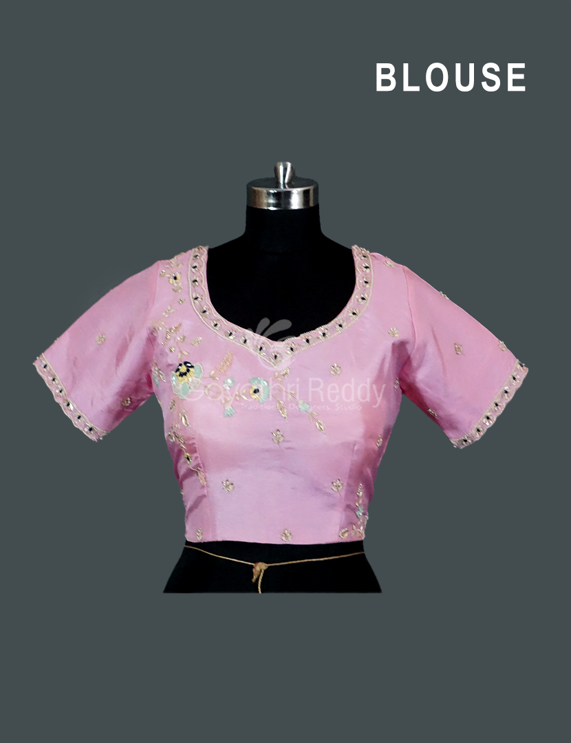 FANCY WORK  BLOUSE-FRB9