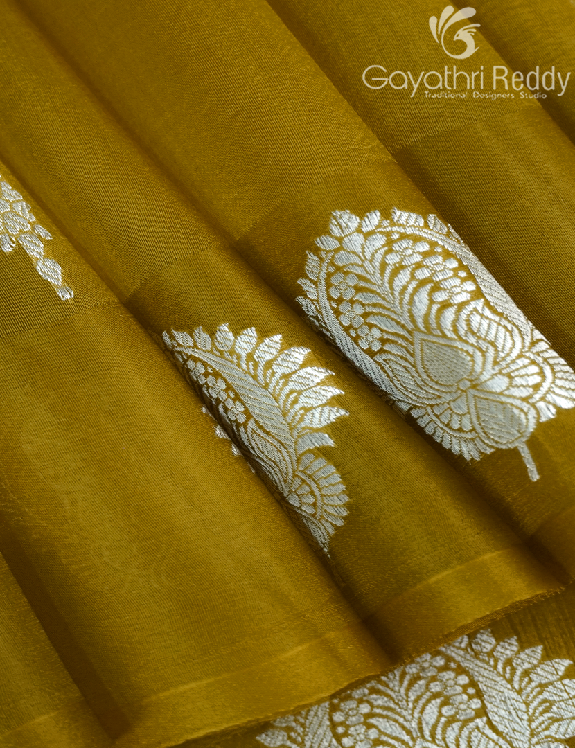 PURE BANARAS KORA SILK-BKS111