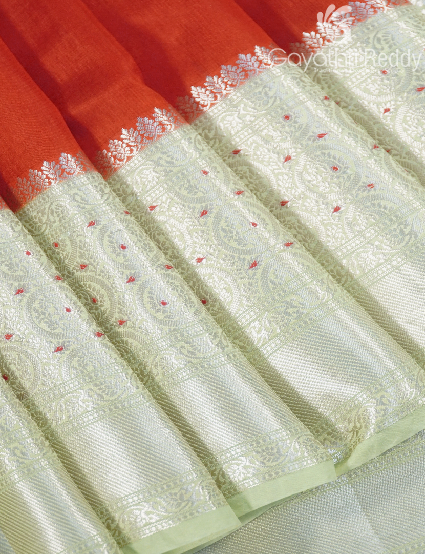 MANGO SILK SAREE -PRM1026
