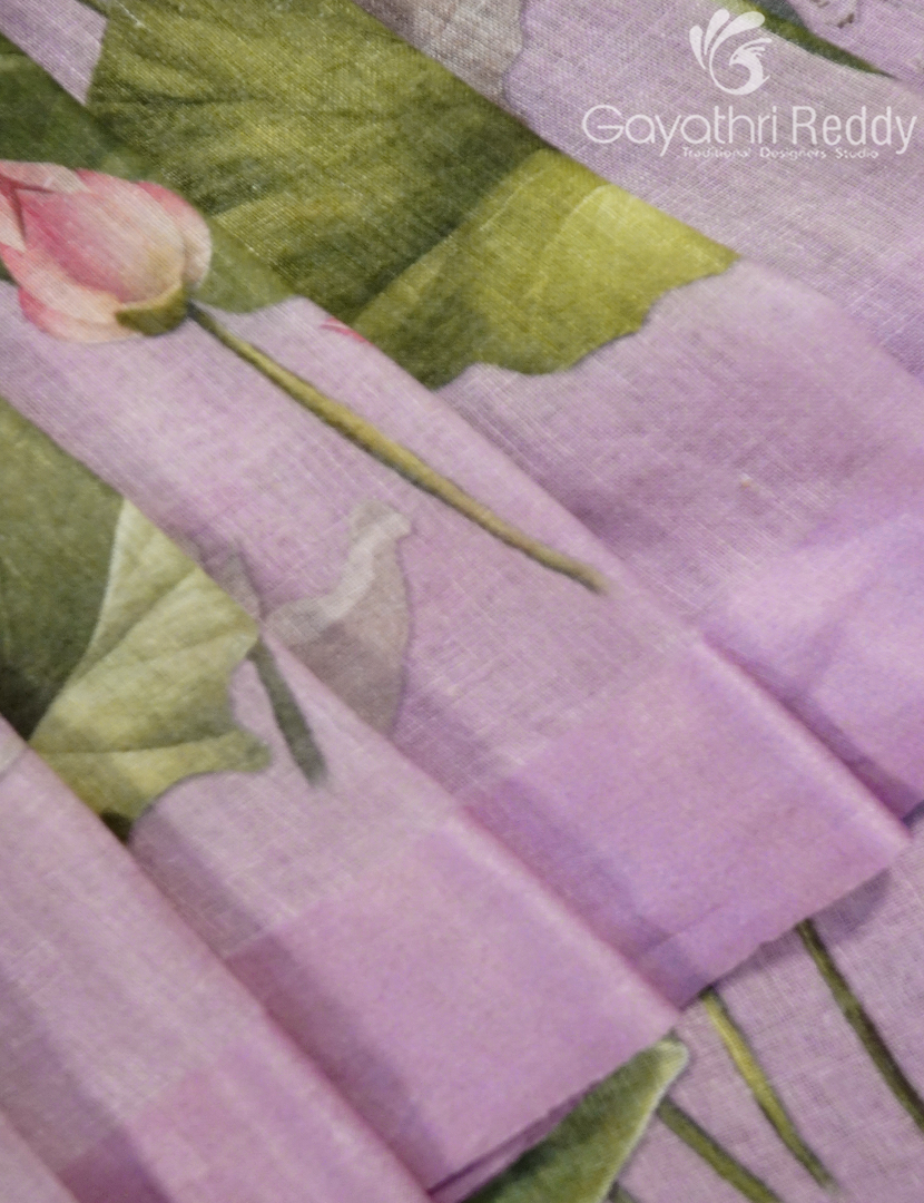 PURE LINEN SAREE-L1438