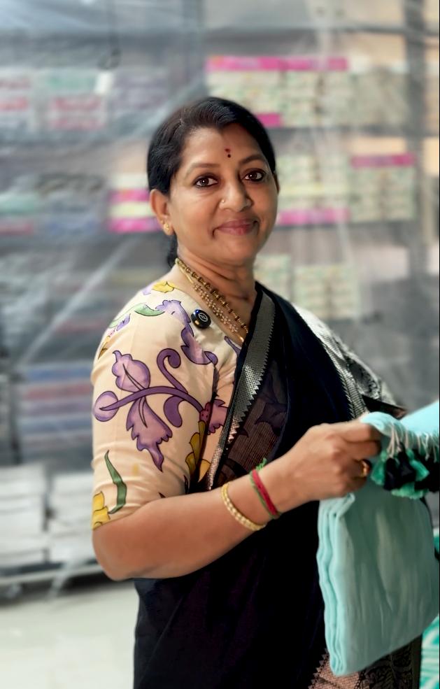 PEN KALAMKARI FABRIC (PER METER) - PKF17