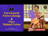 PURE KANCHI PATTU LEHENGAS(FREE SIZE)-KPL526