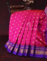 Navrathri's Special Dark Pink Saree - SDPS1