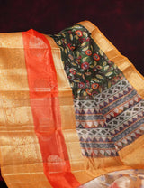 Banaras Semi Raw Silk Saree -SRS84