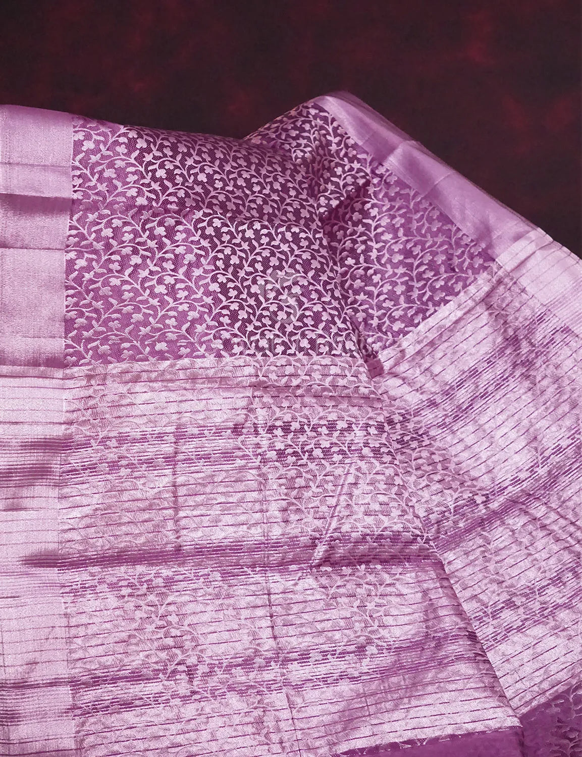 Banaras Semi Raw Silk Saree -SRS86