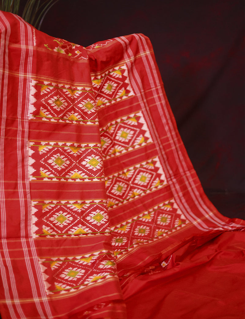 Navrathri's Special Red Saree - SRS1