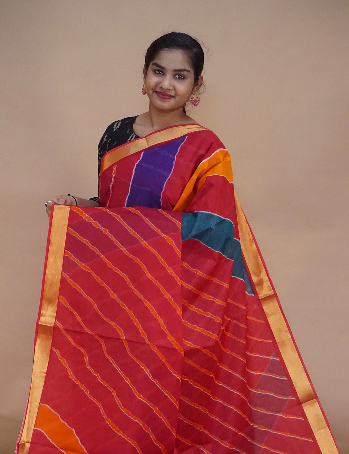 COTTON PRINT SAREE-C280