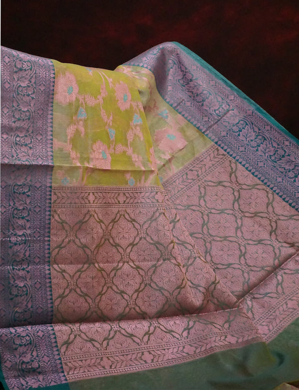 Banaras Lotus Cotton-SHG519