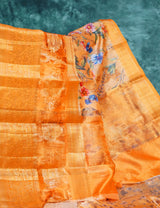Banaras Semi Raw Silk Saree -SRS69
