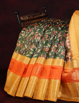 Banaras Semi Raw Silk Saree -SRS84