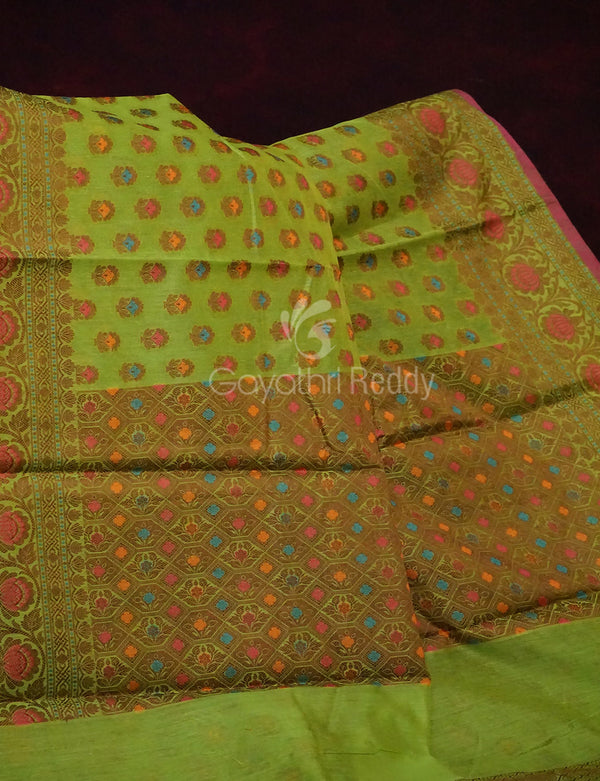 Banaras Lotus Cotton-SHG525