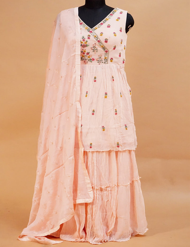 Buy Fancy Sharara Garara Suits Collection - Teal - at Orango